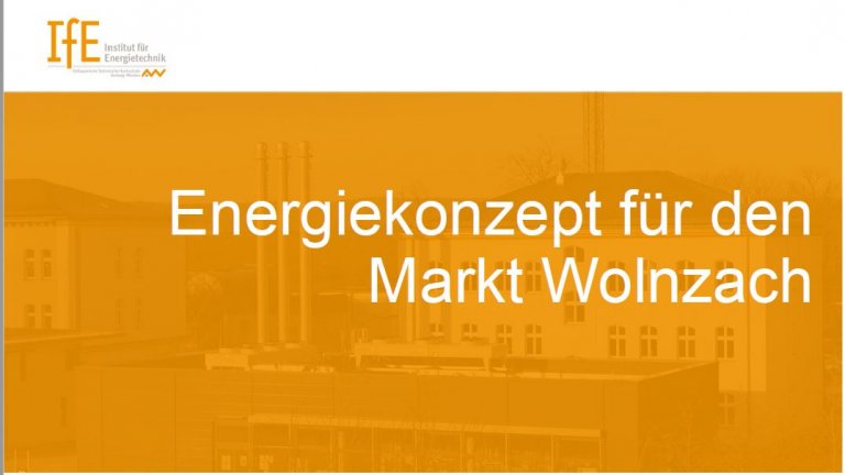 Grossansicht in neuem Fenster: Energiekonzept für den Markt Wolnzach ifE