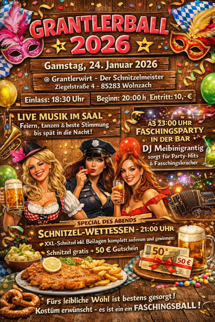 Grossansicht in neuem Fenster: Faschingsball Grantlerwirt Grossansicht in neuem Fenster: Faschingsball Grantlerwirt