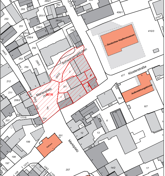 Lageplan Geltungsbereich BPlan Nr. 172 An der Klosterstraße Lageplan Geltungsbereich BPlan Nr. 172 An der Klosterstraße