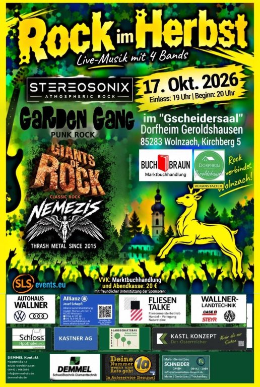 Rock im Herbst